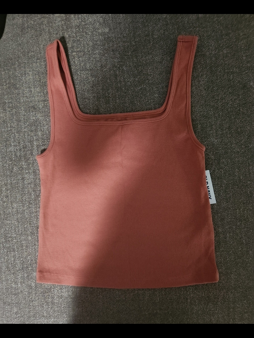 Old Navy Ribbed Square-Neck Tank Top